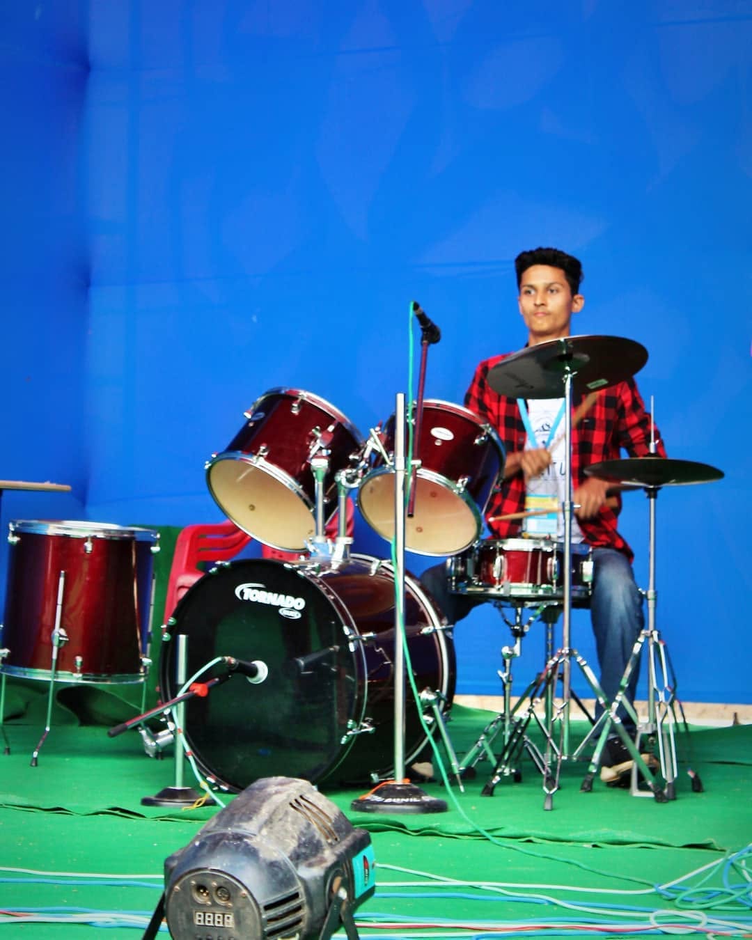 Practice from the head, play from the heart .

#drums